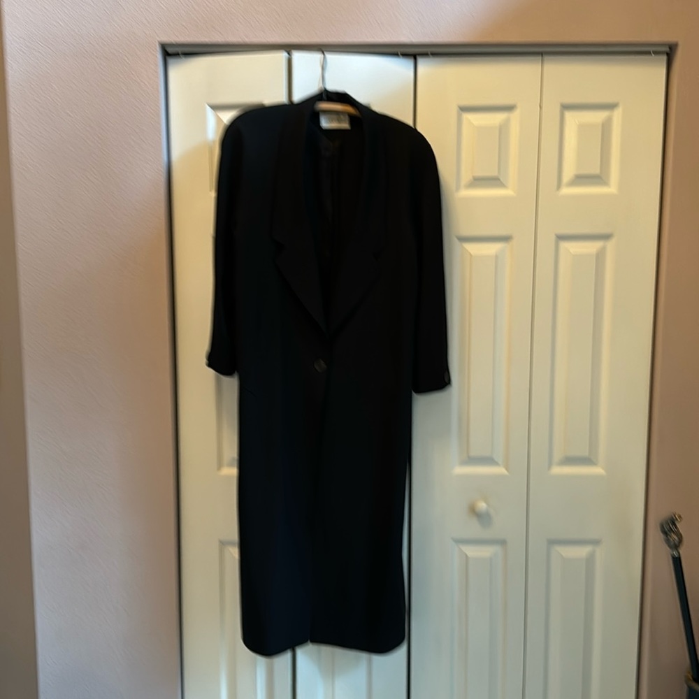 Linda Richard’s size 10 long all wool coat